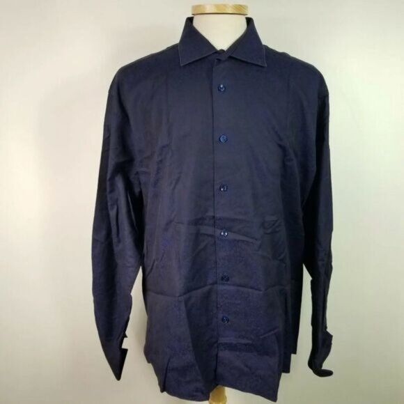 Bertigo 2XL Purple Floral Masterpiece Button Front Shirt - Picture 2 of 8